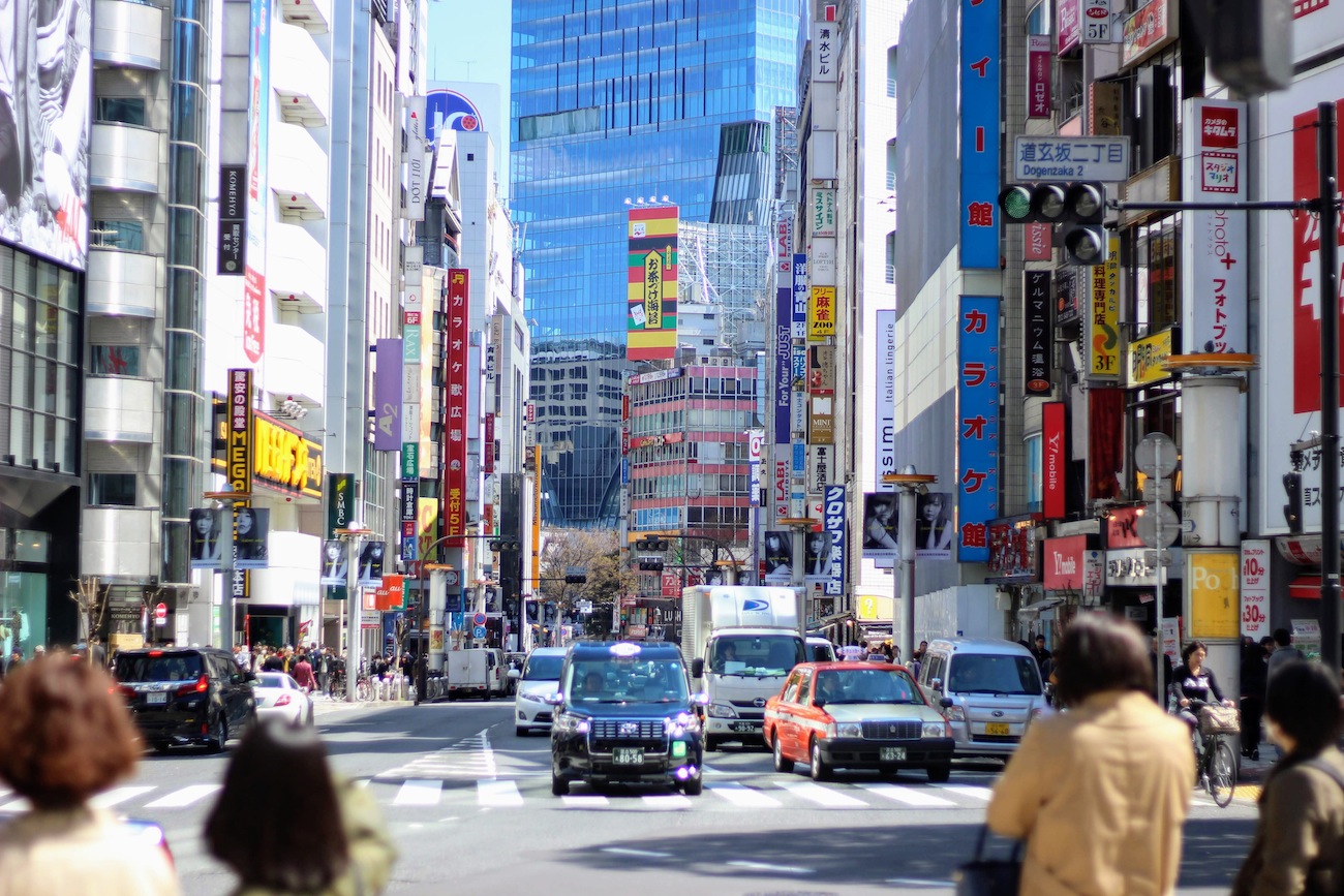 渋谷・東急百貨店本店前から渋谷駅方面を眺める／2019年3月24日：撮影 SHUN ONLINE