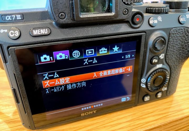 SONY αシリーズのカメラで、単焦点レンズでも2倍ズームする方法