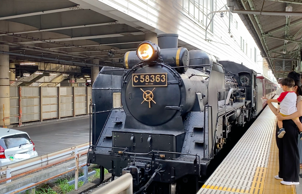 蒸気機関車 @秩父鉄道 熊谷駅