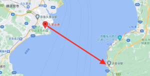 東京湾フェリー・航路MAP