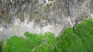 黒崎の鼻（神奈川県三浦市）をDRONEで上空から見た光景.2022年6月5日.撮影：SHUN RocketDive