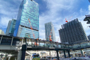 「渋谷駅桜丘口地区」再開発ビル。2022年4月16日。撮影：SHUN