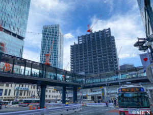 「渋谷駅桜丘口地区」再開発ビル。2022年4月16日。撮影：SHUN