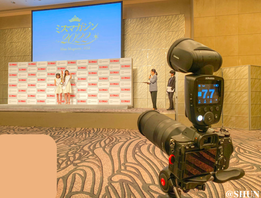 ミスマガジン2022授賞式の撮影／2022年10月18日、SHUN ROCKETDIVE