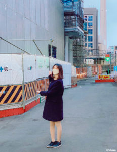 渋谷駅新南口の桜ヶ丘方面側。現在は絶賛工事中だが、この工事が完成した時、ココが”渋谷駅前”になる。2023年2月25日。by shun