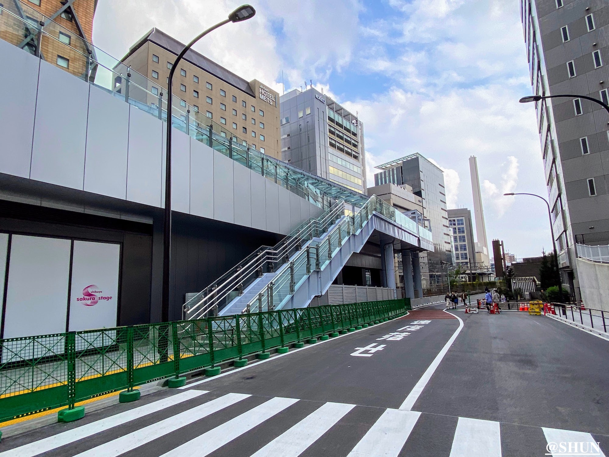 補助線街路第18号線（渋谷 山手線の西側を南北に縦断する）／2023年11月5日. 撮影：SHUN