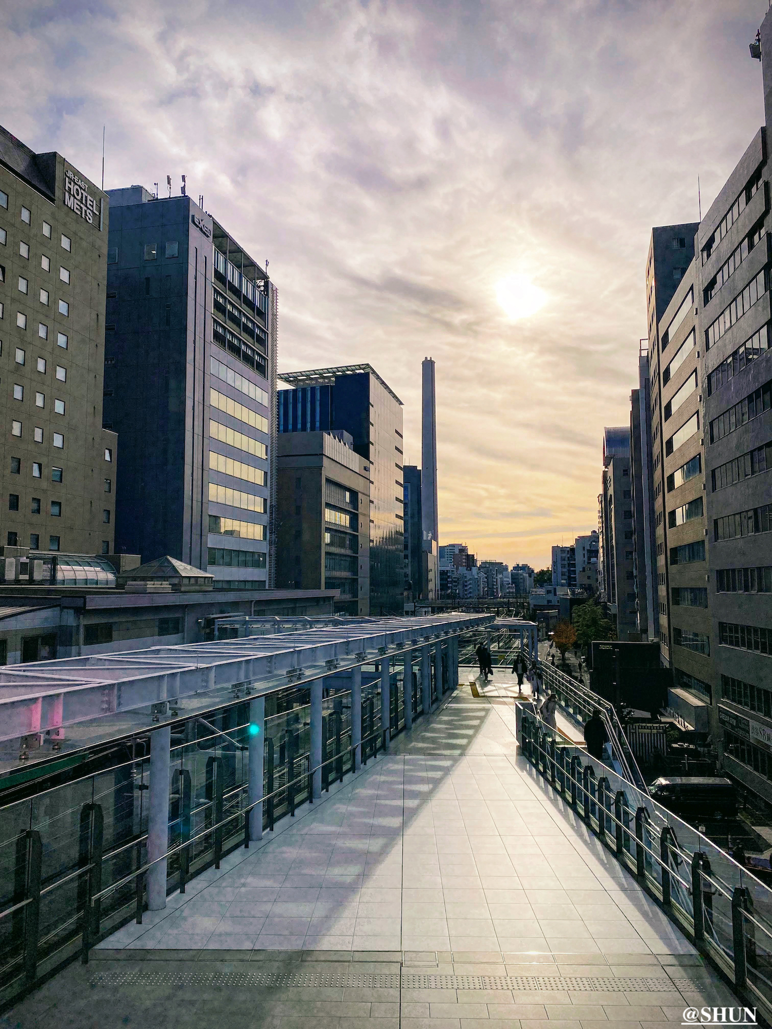 渋谷桜丘から南方を眺める／2023年12月18日.撮影：SHUN